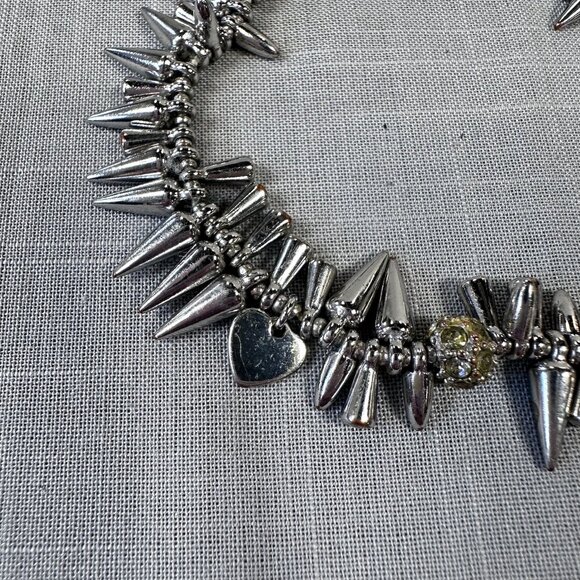 Two Stella & Dot Renegade Cluster Bracelets in Gold and Silver - Picture 9 of 13